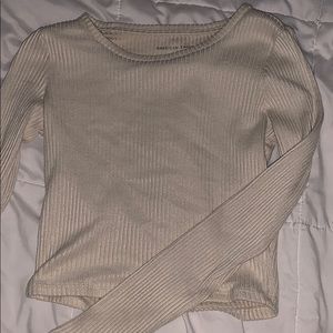 ae cropped ribbed long sleeve
